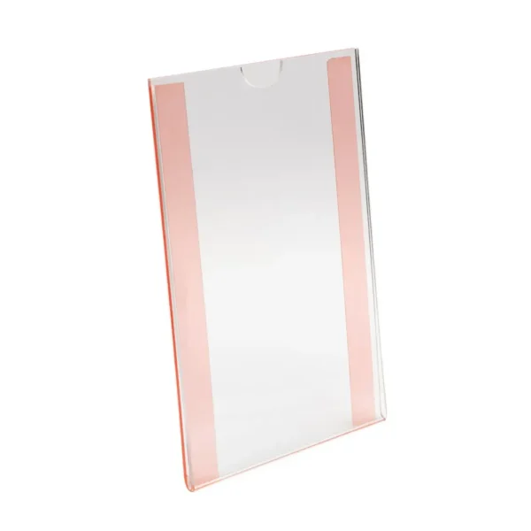 Sistem de afisare din plexiglas transparent, insert tip U-trimax
