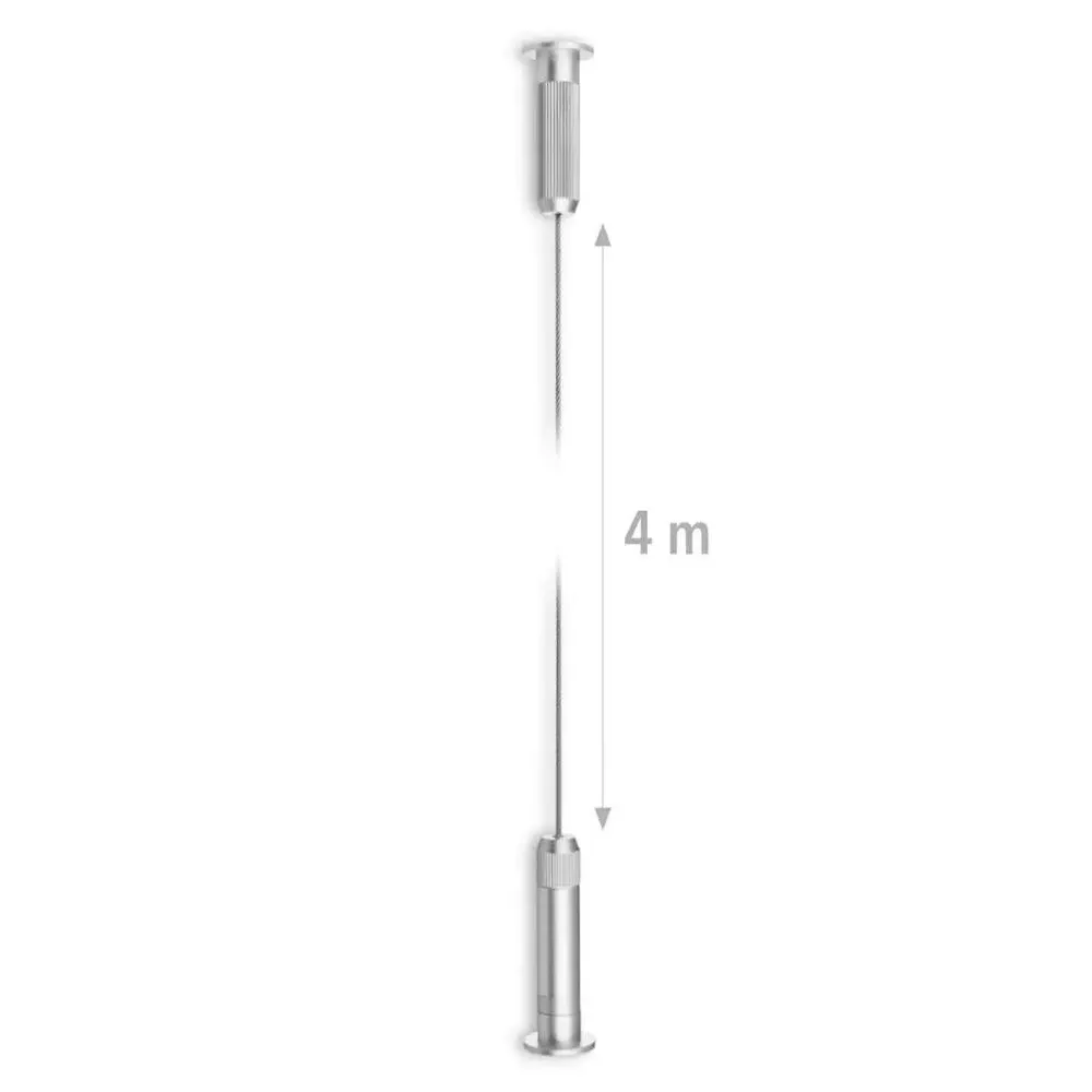 Sistem Premium de Afișaj pe Cablu cu prindere "Tavan-Podea" din Aluminiu și ajustabil pe înălțime-trimax