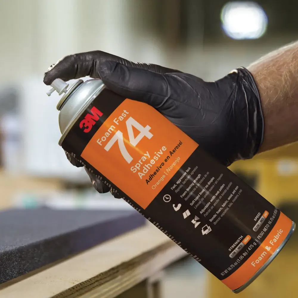 Spray adeziv transparent cu lipire rapida - 3M™ 74-trimax