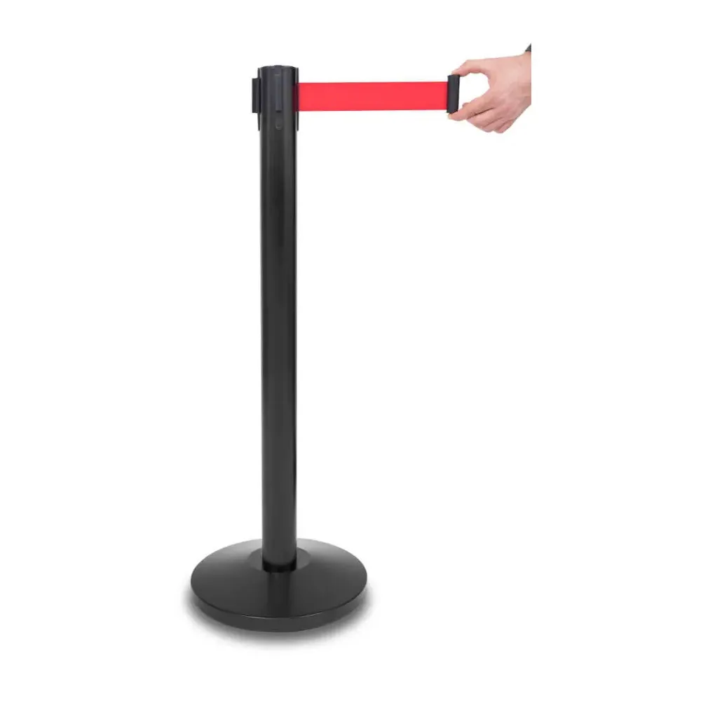 Stalp delimitare minimalist cu banda retractabila-trimax