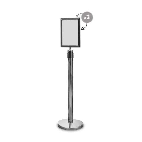Stalp delimitare minimalist cu banda retractabila-trimax