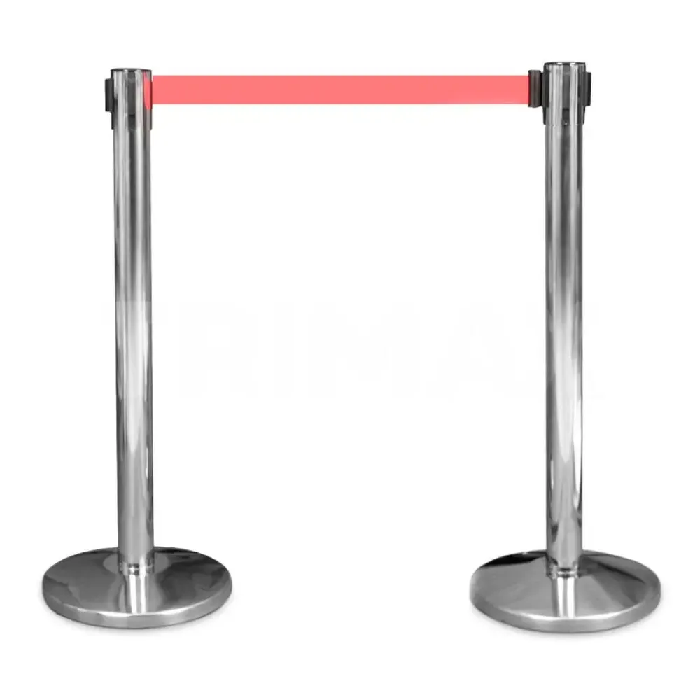 Stalp delimitare minimalist cu banda retractabila-trimax