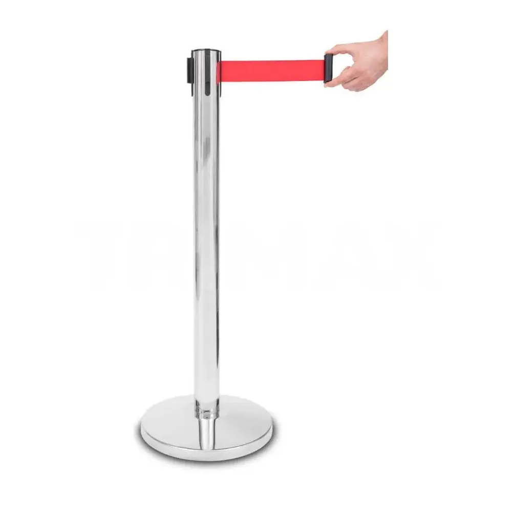 Stalp delimitare minimalist cu banda retractabila-trimax