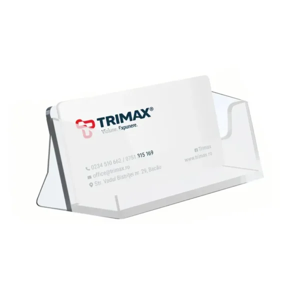 Suport carti de vizita pentru birou-trimax