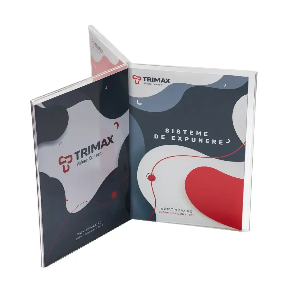 Suport Meniu cu 6 Fete-trimax