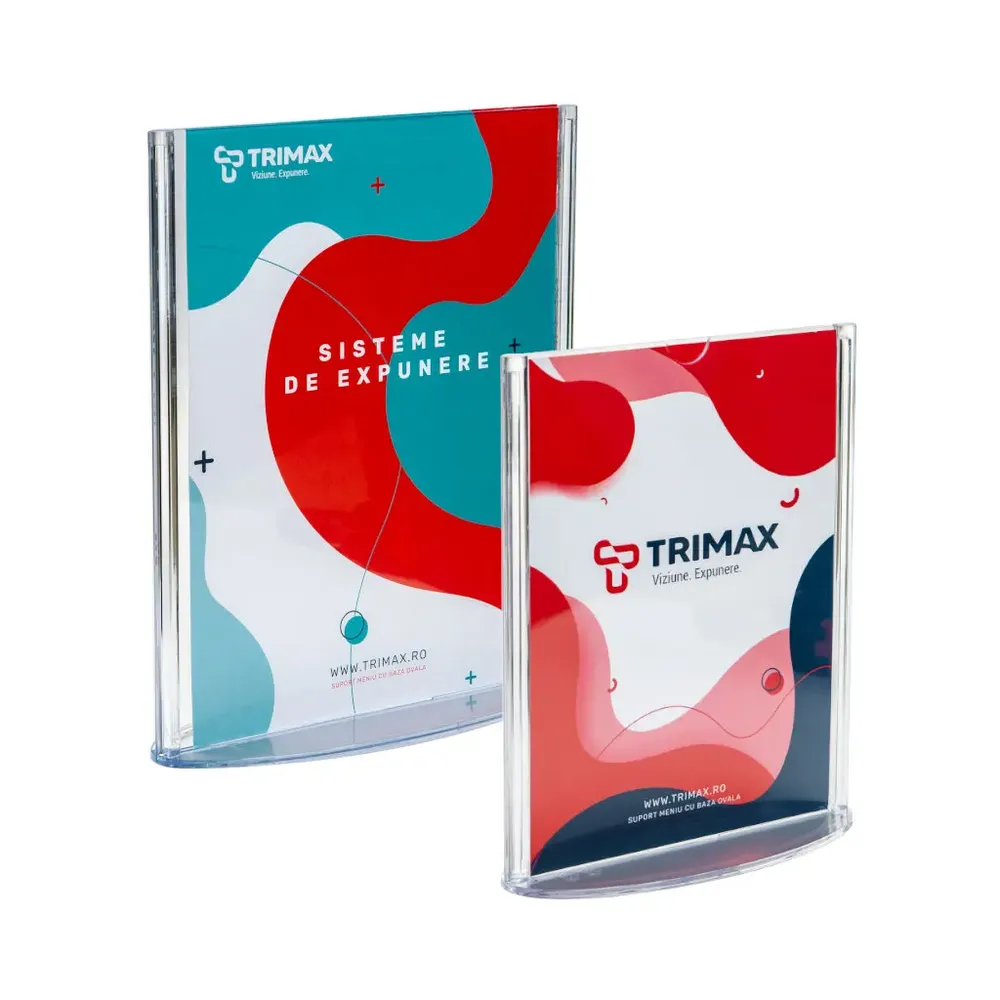 Suport Meniu cu Baza Ovala-trimax