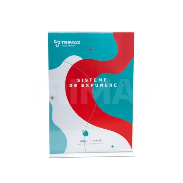 Suport Meniu Tip T Transparent-trimax