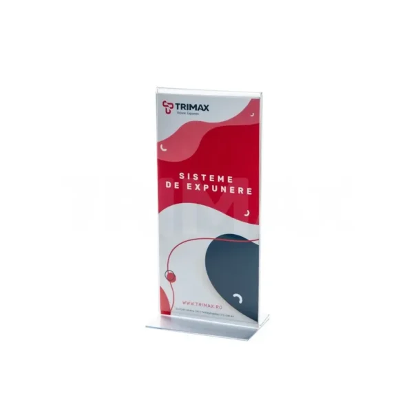 Suport Meniu Tip T Transparent-trimax
