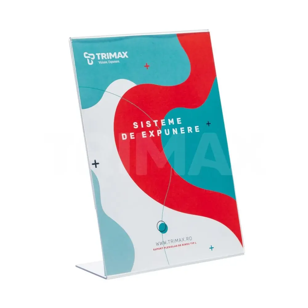 Suport Plexiglas de Birou Tip L-trimax