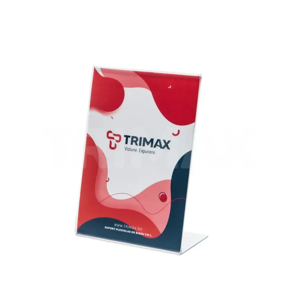 Suport Plexiglas de Birou Tip L-trimax