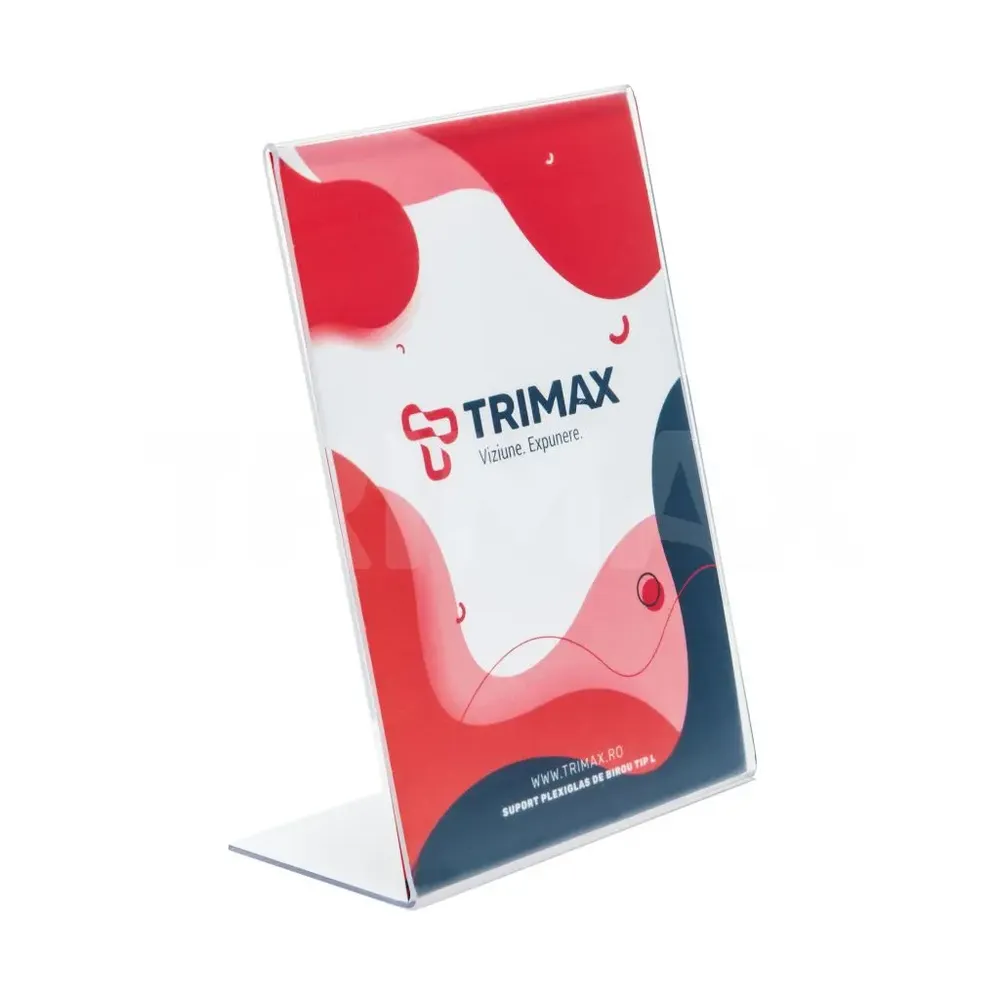 Suport Plexiglas de Birou Tip L-trimax