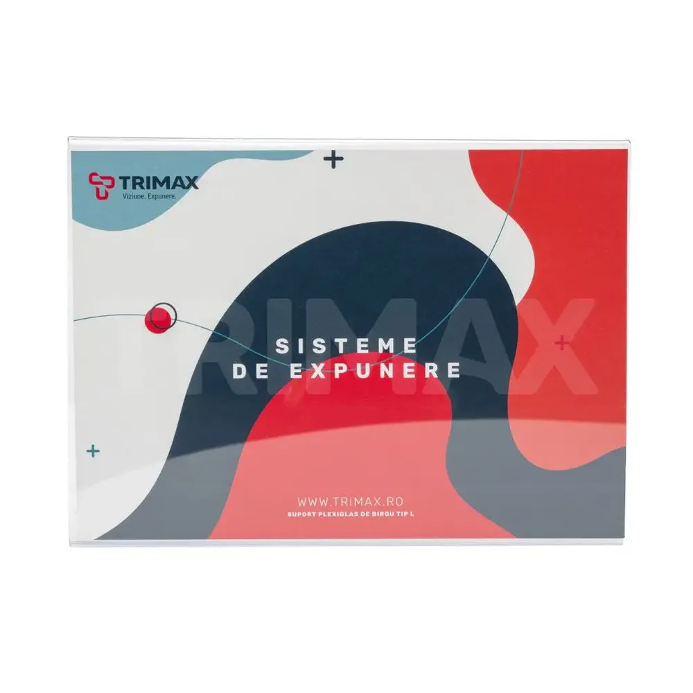 Suport Plexiglas de Birou Tip L-trimax