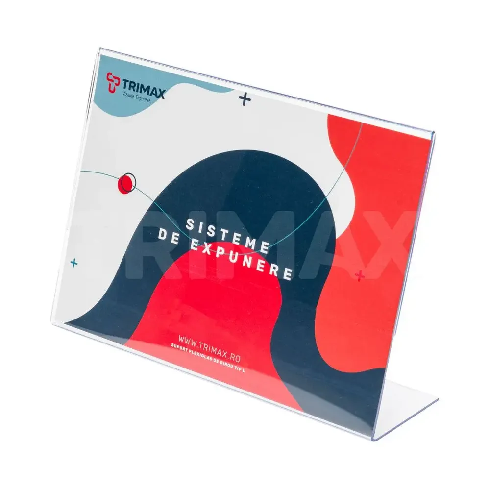 Suport Plexiglas de Birou Tip L-trimax