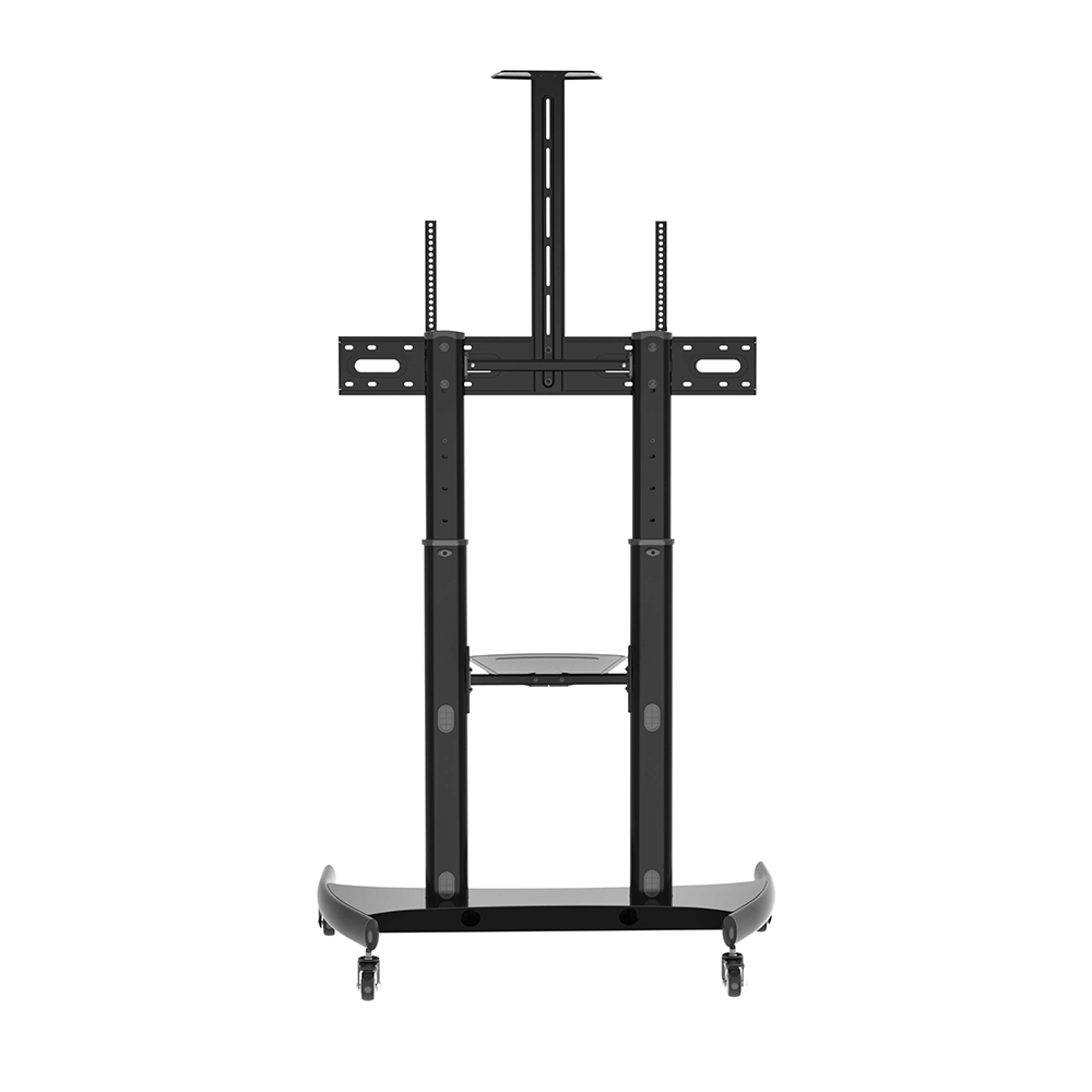 Stand TV mobil cu doua polite(max.5kg/polita) Blackmount TBM-T100, diagonale 60"-100", max. 100 kg