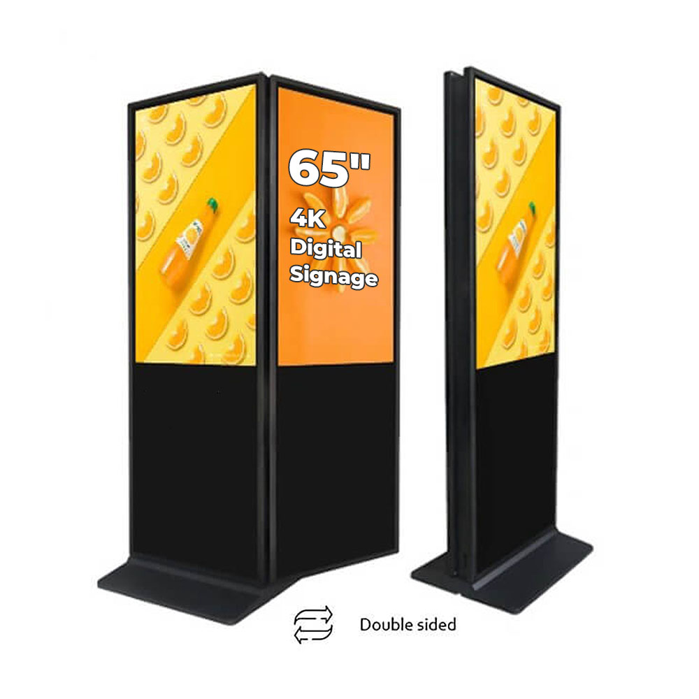 Totem de interior dublu EVOBOARD cu display 65", 4K, Android 11