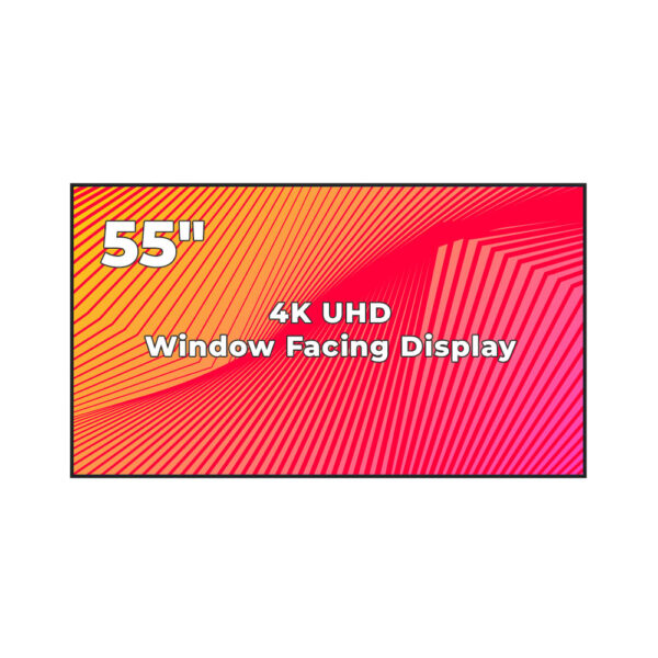 Display profesional window facing, 55" SWEDX SDS55K7-HB-S3, 4K, 2500 cd/m2, 24/7, Android11