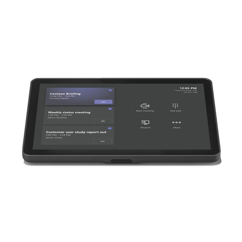 Controler touch display 10.1" Logitech TAP IP 952-000085 pentru sali de sedinte, 1280x800, conectivitate PoE, gri