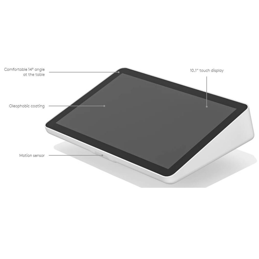 Controler touch display 10.1" Logitech TAP IP 952-000085 pentru sali de sedinte, 1280x800, conectivitate PoE, gri