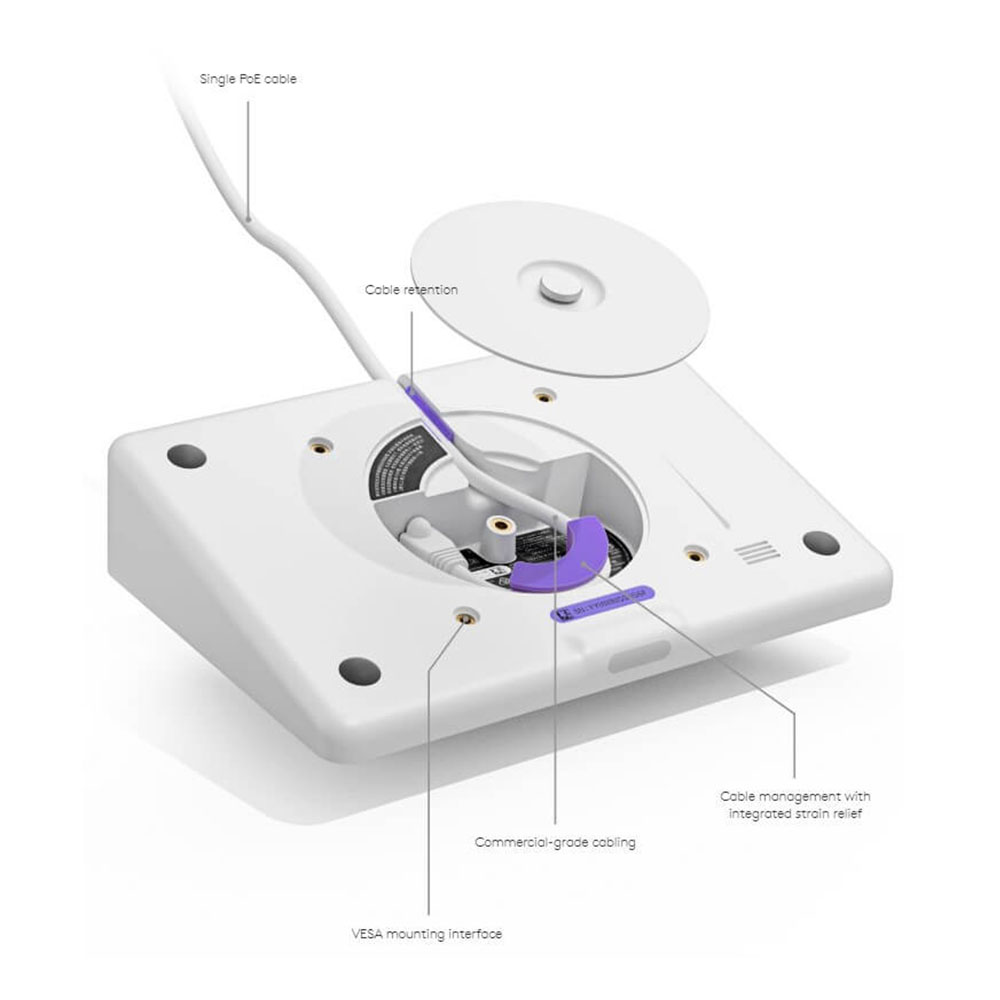 Controler touch display 10.1" Logitech TAP IP 952-000085 pentru sali de sedinte, 1280x800, conectivitate PoE, gri
