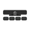 Sistem videoconferinta pentru sali medii si mari, WDI-TB5W, 4K Ai Facetracking, Speaker, Mics, DSP, 10m pick up range