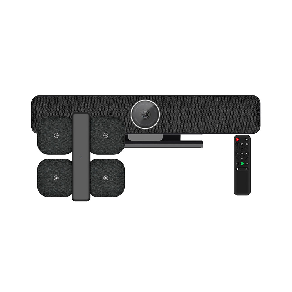 Sistem videoconferinta pentru sali medii si mari, WDI-TB5W, 4K Ai Facetracking, Speaker, Mics, DSP, 10m pick up range