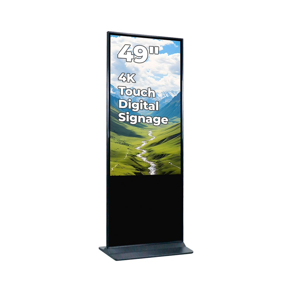 Totem de interior EVOBOARD 49″ cu touch 4K, Android 11