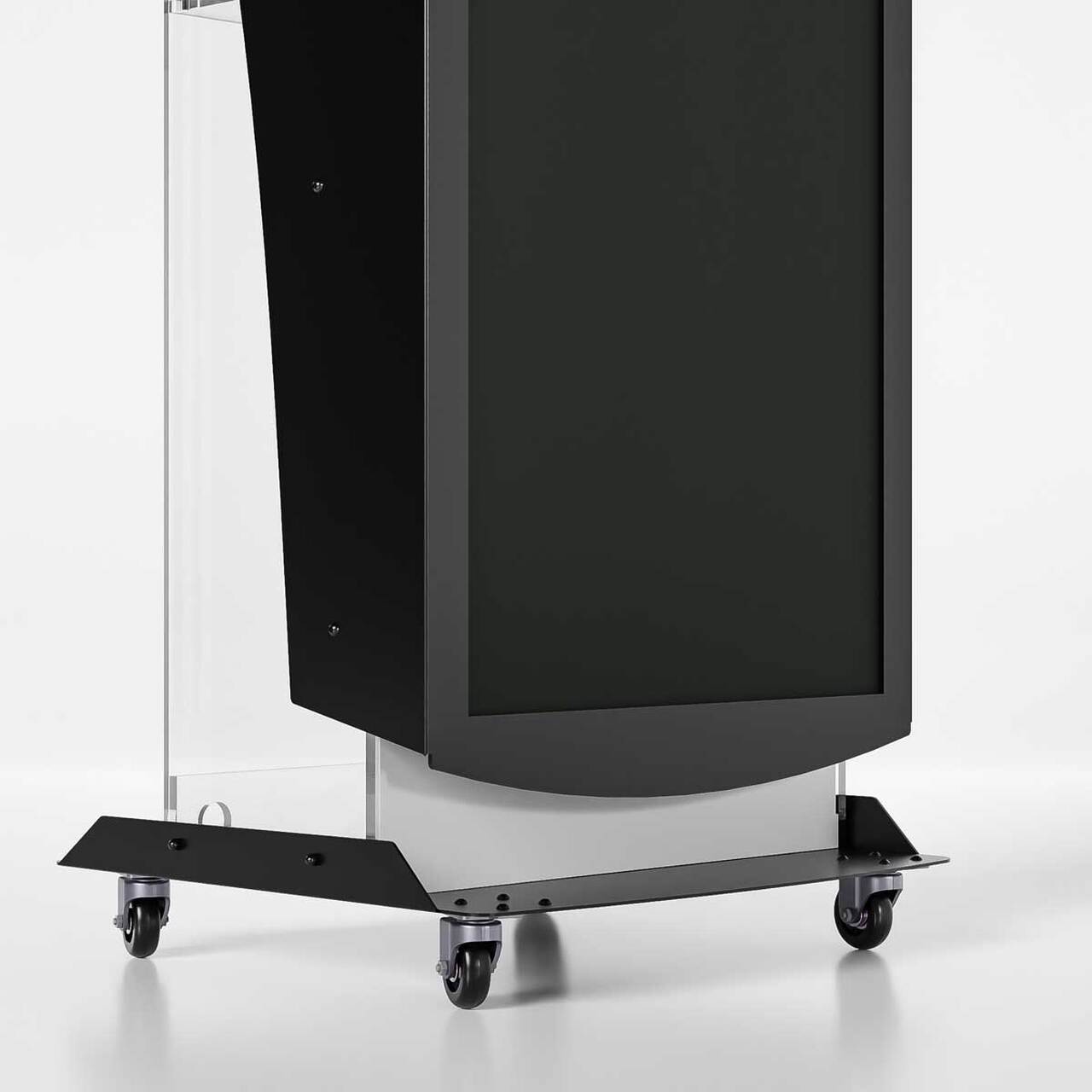 Pupitru Digital Dr. LECTERN, pentru conferințe, din plexiglas transparent, cu televizor