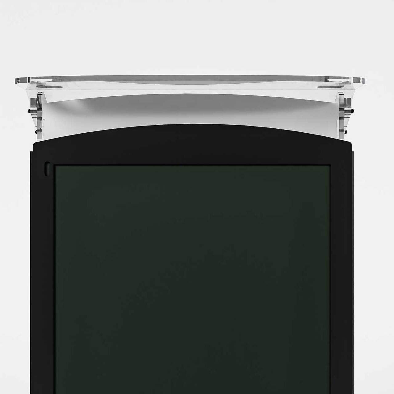 Pupitru Digital Dr. LECTERN, pentru conferințe, din plexiglas transparent, cu televizor