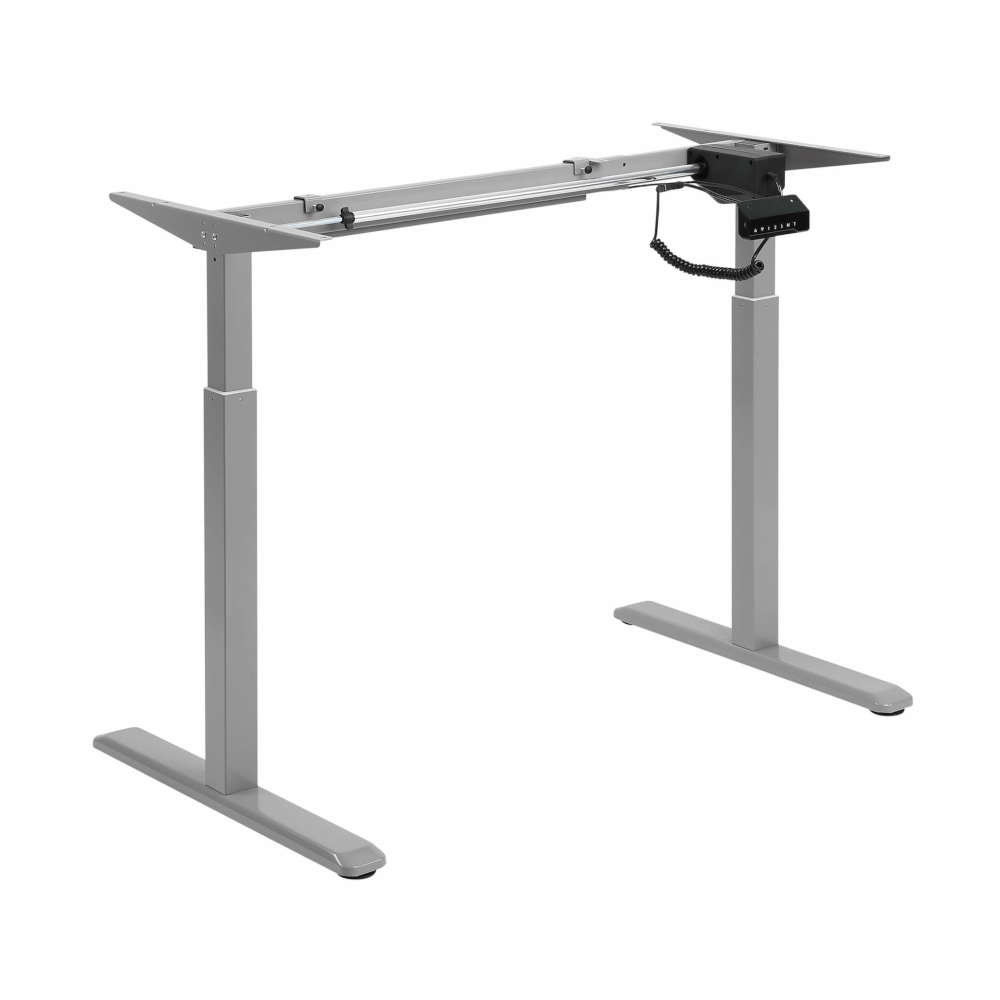 Birou ProMotion OneDrive, cu inaltime reglabila 73-123 cm, memorie si afisaj digital, un motor, greutate sustinuta 80 kg, alb