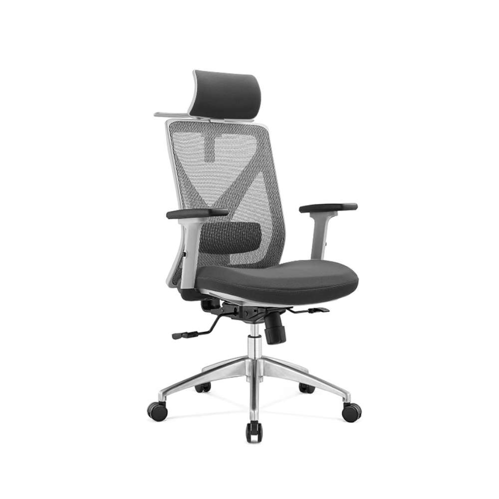 Scaun Ergonomic Mike-H, full mesh, translatie sezut, spatar si suport lombar reglabil
