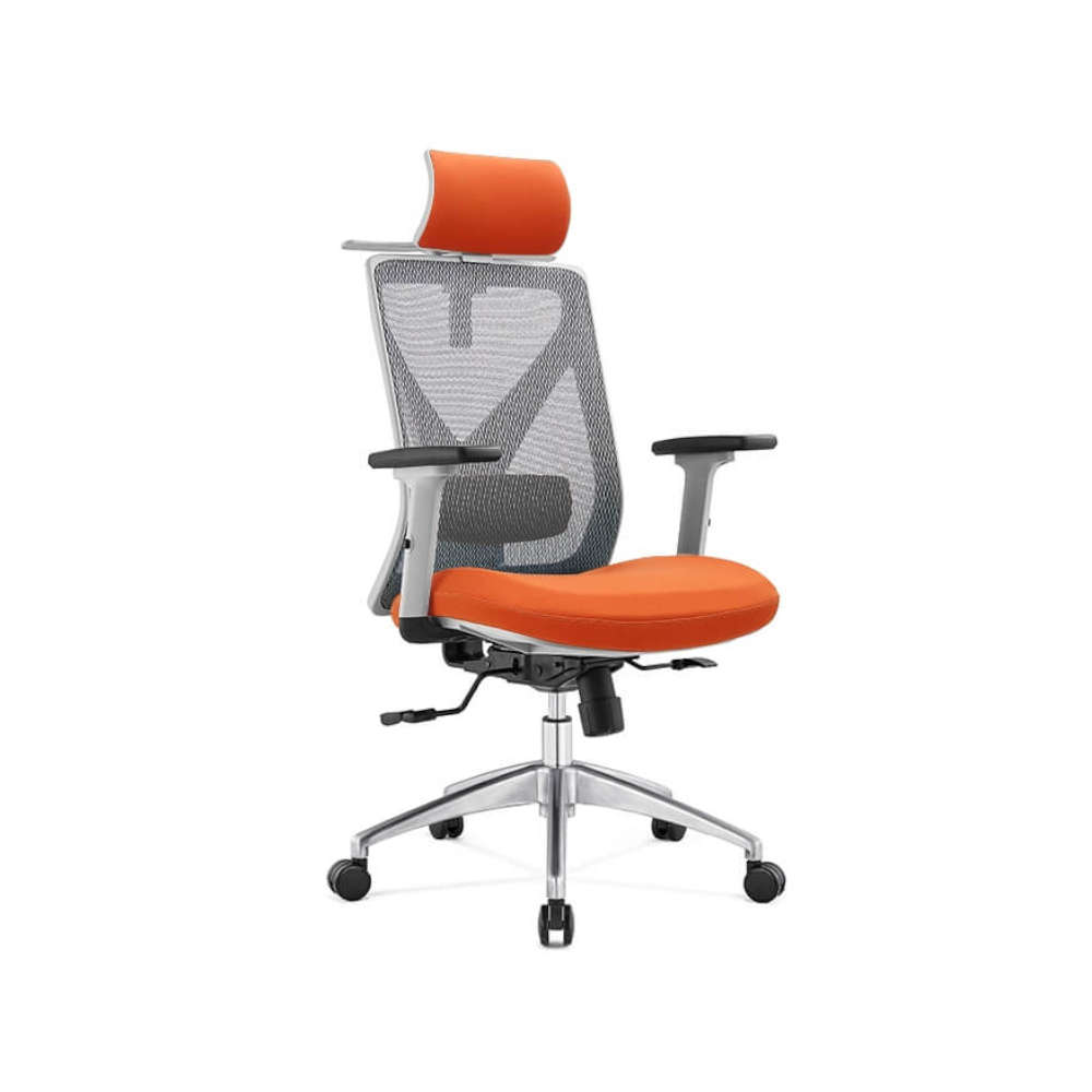Scaun Ergonomic Mike-H, full mesh, translatie sezut, spatar si suport lombar reglabil