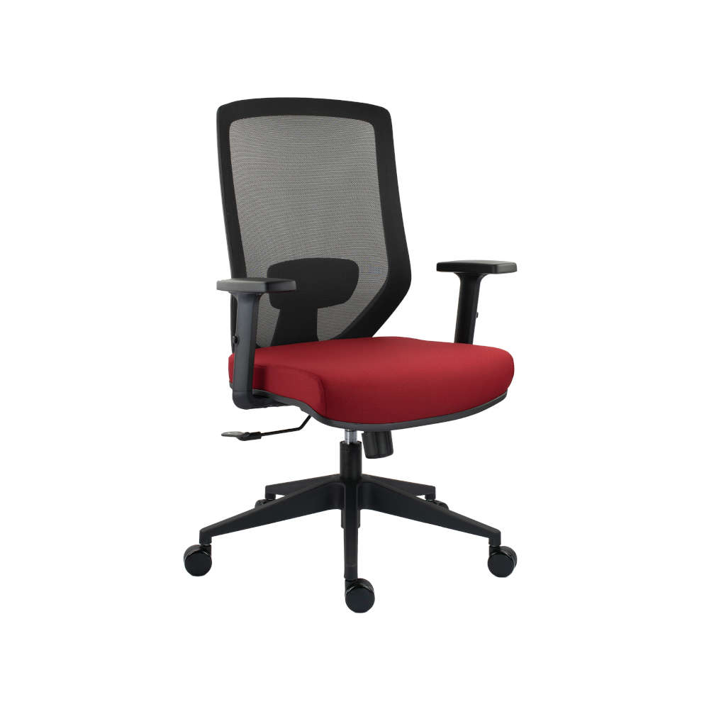 Scaun Ergonomic Joy, spatar mesh, brate reglabile, mecanism syncron, suport lombar reglabil, sezut cu spuma poliuretanica injectata