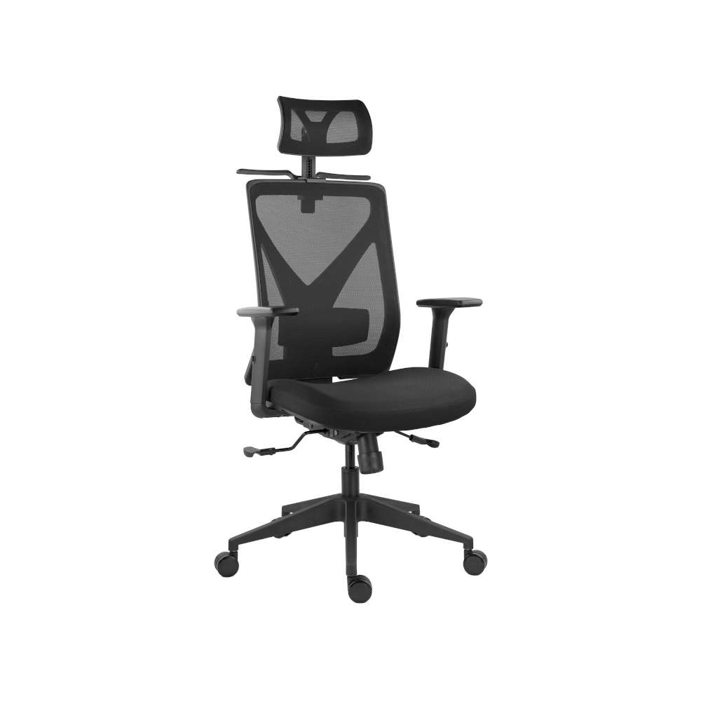 Scaun Ergonomic Mike-H, full mesh, translatie sezut, spatar si suport lombar reglabil